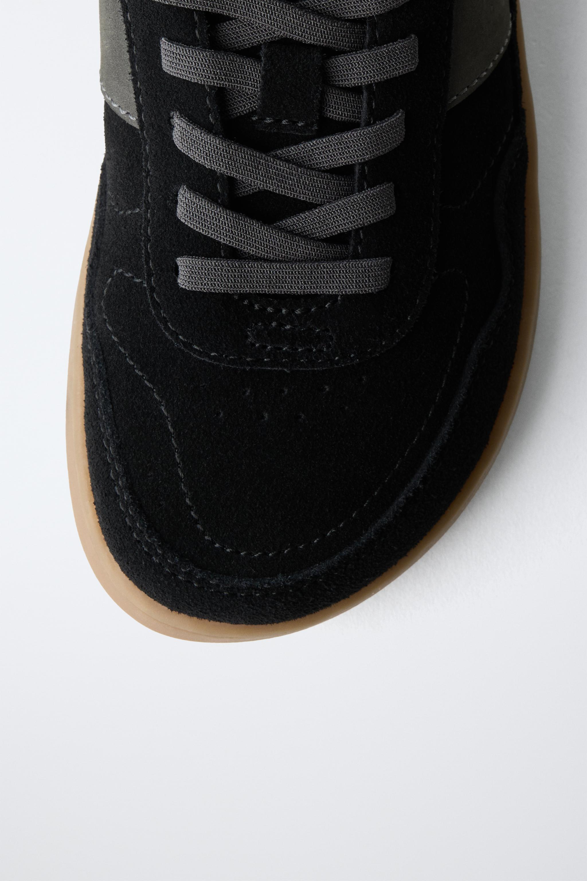 BASKET BAREFOOT EN CUIR